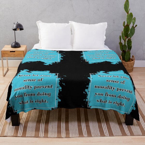 Item preview, Never let your sense of morality prevent you from doing what is right. designed and sold by UnCoverDesign.