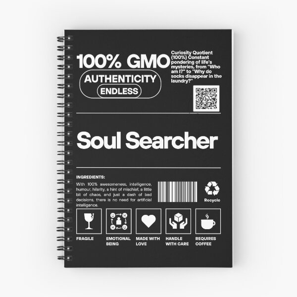Item preview, Soul Searcher Typography Artwork designed and sold by Obsidian Ink by Wilshire.
