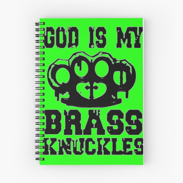 Item preview, God is my Brass Knuckles by Woodcutter designed and sold by woodcutterbcn.