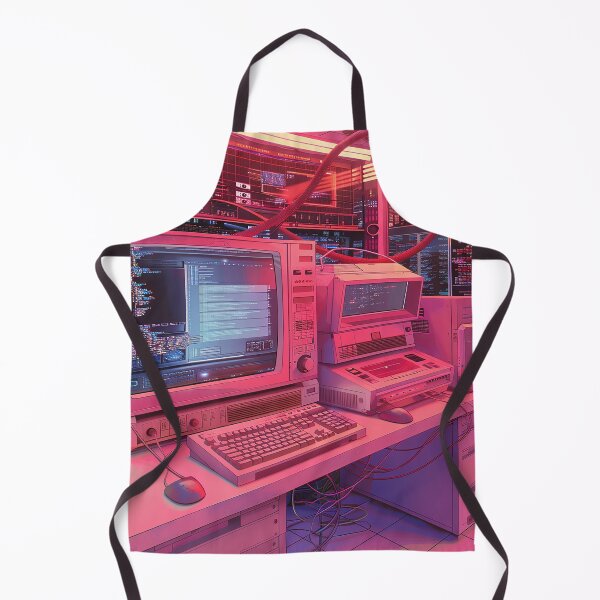 Item preview, Retro Computer Illustration designed and sold by nomiraclehere.