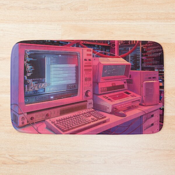 Item preview, Retro Computer Illustration designed and sold by nomiraclehere.