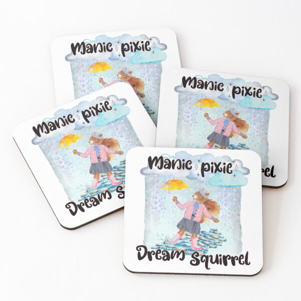 Item preview, Manic Pixie Dream Squirrel designed and sold by SparklefilthStudios.
