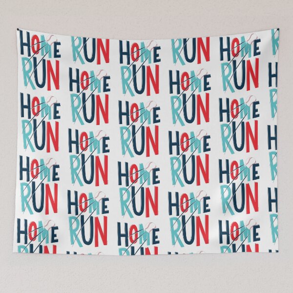 Item preview, Baseball Home Run Typography © GraphicLoveShop designed and sold by Graphic Love Shop.