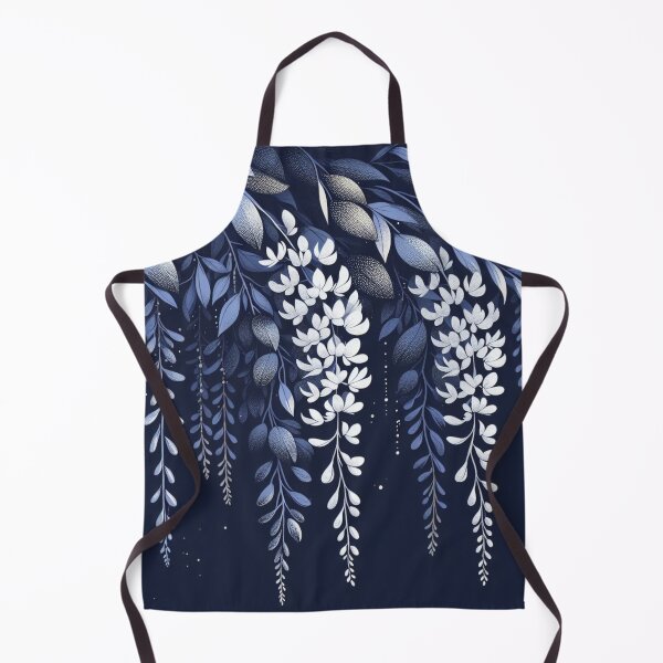 Item preview, Midnight Blue Wisteria Elegance designed and sold by LyssasMindArt.
