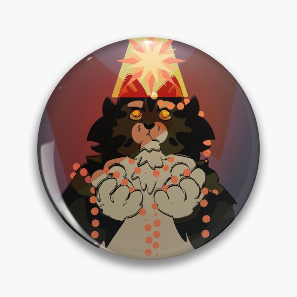 Item preview, cat pin 2 designed and sold by fenkwort.