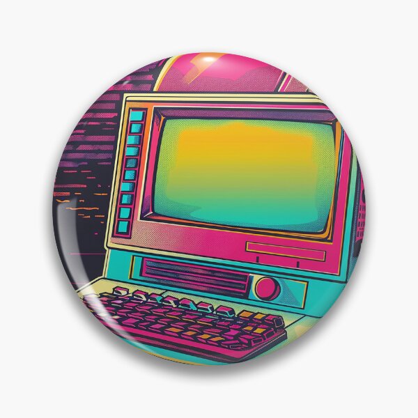 Item preview, Retro Computer Illustration designed and sold by nomiraclehere.