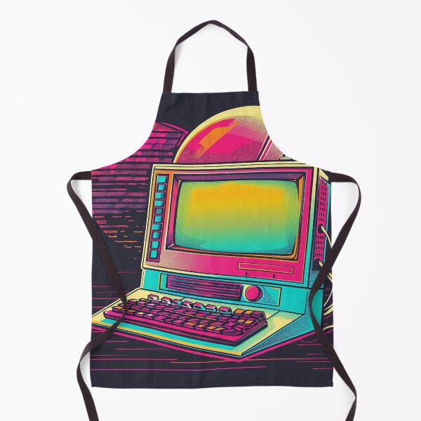 Item preview, Retro Computer Illustration designed and sold by nomiraclehere.