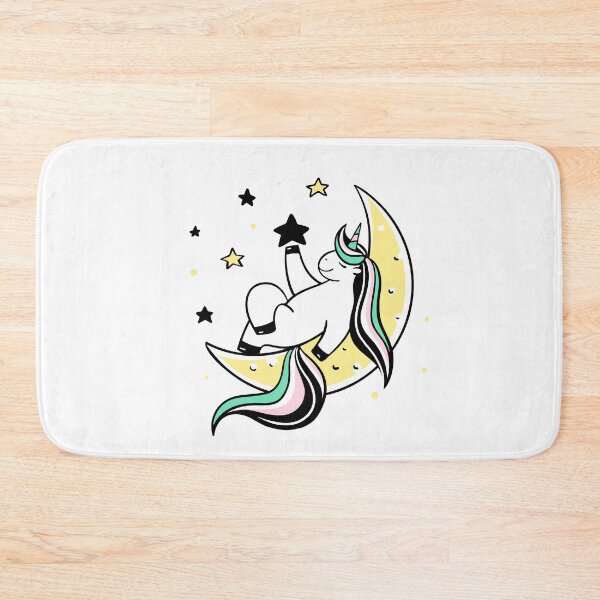 Item preview, Cartoon unicorn designed and sold by ShopMaxiDesigns.