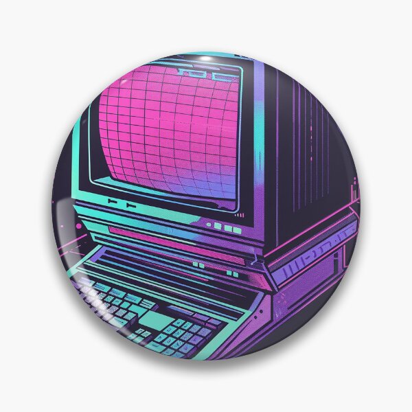 Item preview, Retro Computer Illustration designed and sold by nomiraclehere.