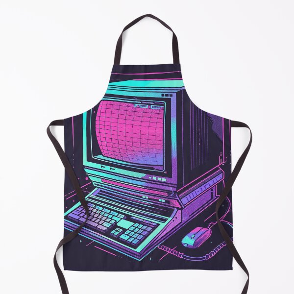 Item preview, Retro Computer Illustration designed and sold by nomiraclehere.