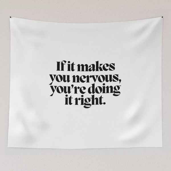 Item preview, If it makes you nervous, you're doing it right.  designed and sold by CharmStudio.