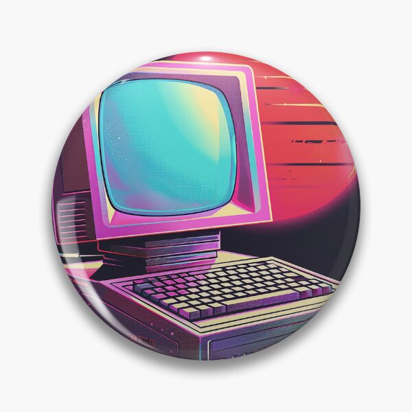 Item preview, Retro Computer Illustration designed and sold by nomiraclehere.