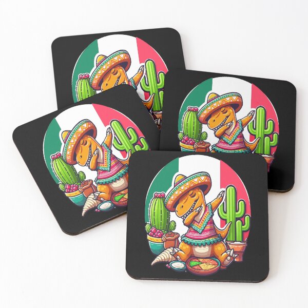 Item preview, Dabbing Mexican dinosaur Poncho Cinco de Mayo let's fiesta designed and sold by BOUCHERIT amine.