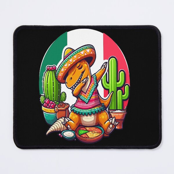 Item preview, Dabbing Mexican dinosaur Poncho Cinco de Mayo let's fiesta designed and sold by BOUCHERIT amine.