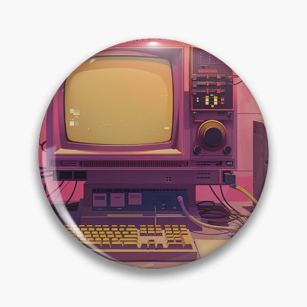 Item preview, Retro Computer Illustration designed and sold by nomiraclehere.