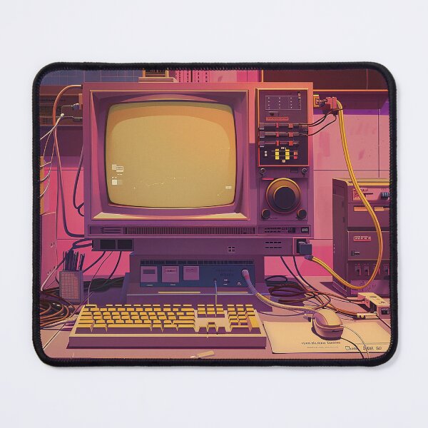 Item preview, Retro Computer Illustration designed and sold by nomiraclehere.