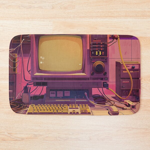 Item preview, Retro Computer Illustration designed and sold by nomiraclehere.