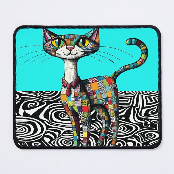 Item preview, Patchwork Purr-spective designed and sold by ramboe.
