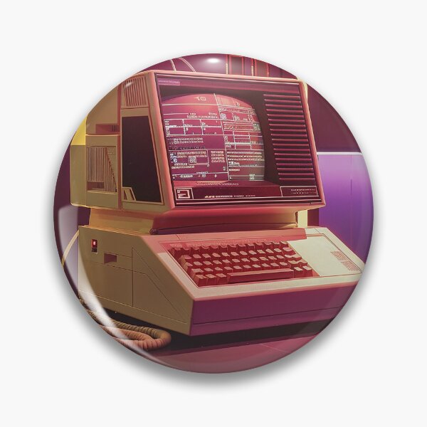 Item preview, Retro Computer Illustration designed and sold by nomiraclehere.