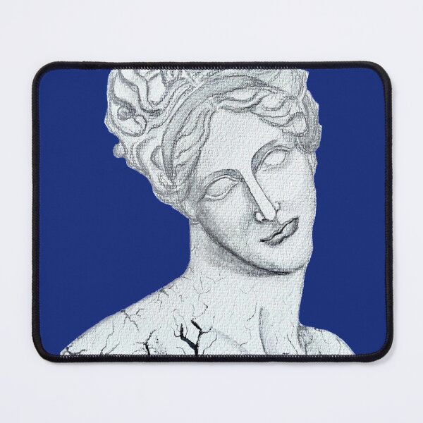 Item preview, Aphrodite Cracked Statue Artwork - Venus Original Watercolour designed and sold by artparangie.