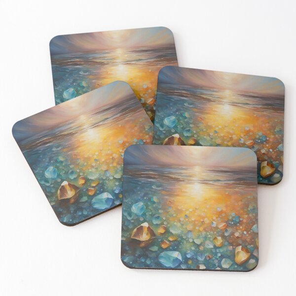 Item preview, Beach Crystals Fantasy Sunrise designed and sold by CalmnessbyChoice.