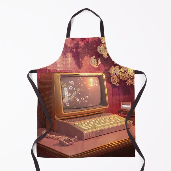 Item preview, Retro Computer Illustration designed and sold by nomiraclehere.