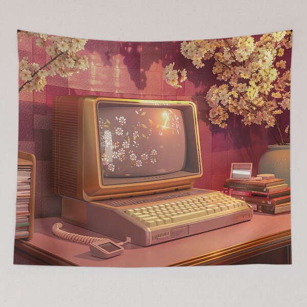 Item preview, Retro Computer Illustration designed and sold by nomiraclehere.