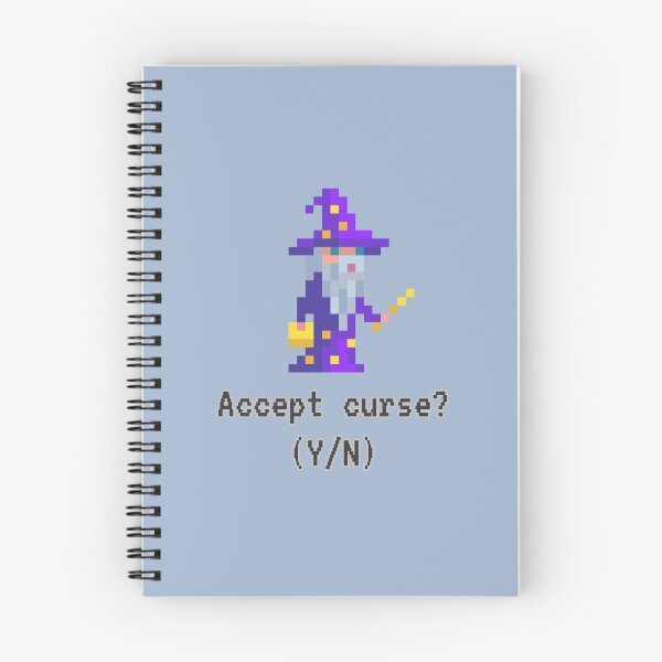 Item preview, Wizard Curse: Retro Gaming Vibes Pixel Art  designed and sold by GoblinBoutique.