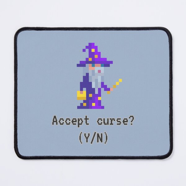 Item preview, Wizard Curse: Retro Gaming Vibes Pixel Art designed and sold by GoblinBoutique.