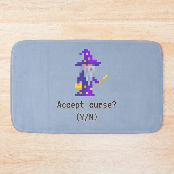 Item preview, Wizard Curse: Retro Gaming Vibes Pixel Art  designed and sold by GoblinBoutique.