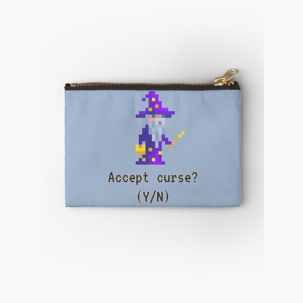 Item preview, Wizard Curse: Retro Gaming Vibes Pixel Art  designed and sold by GoblinBoutique.