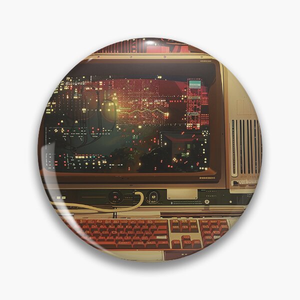 Item preview, Retro Computer Illustration designed and sold by nomiraclehere.