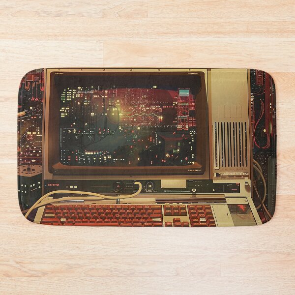 Item preview, Retro Computer Illustration designed and sold by nomiraclehere.