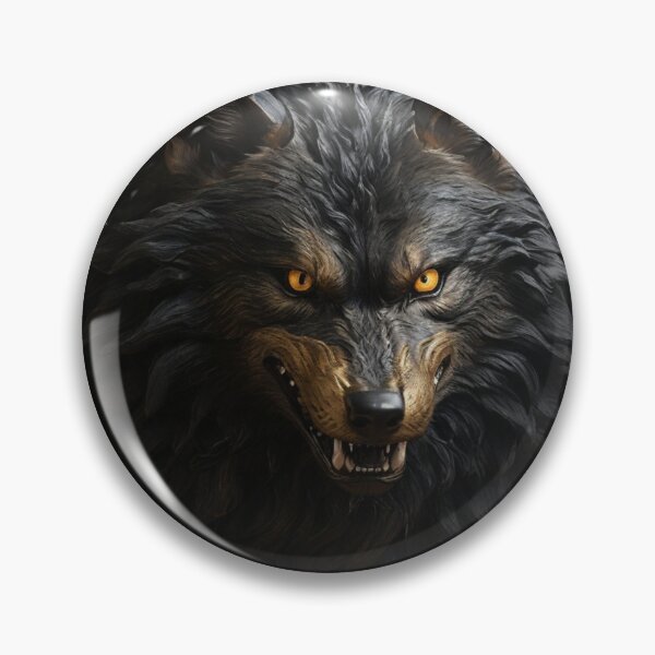 Item preview, Wolf Frame With Golden Chains designed and sold by ThralStore.