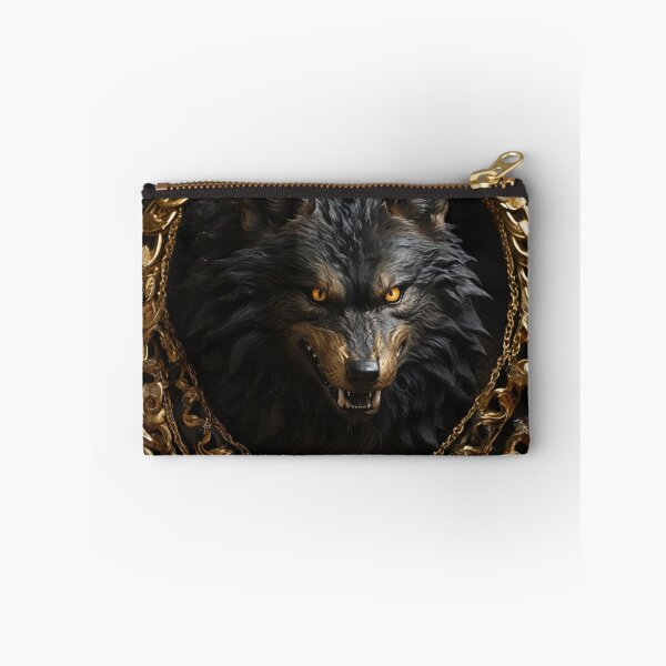 Item preview, Wolf Frame With Golden Chains designed and sold by ThralStore.
