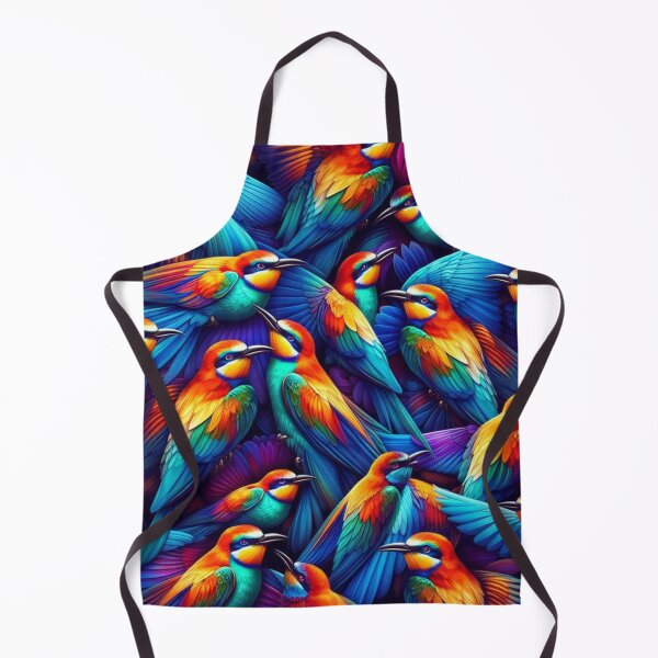 Item preview, Vibrant Rainbow Bee Eater Pattern - Mesmerizing Avian Harmony designed and sold by asbno19.