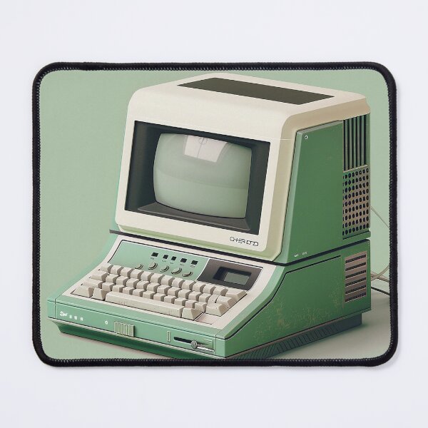 Item preview, Retro Computer Illustration designed and sold by nomiraclehere.