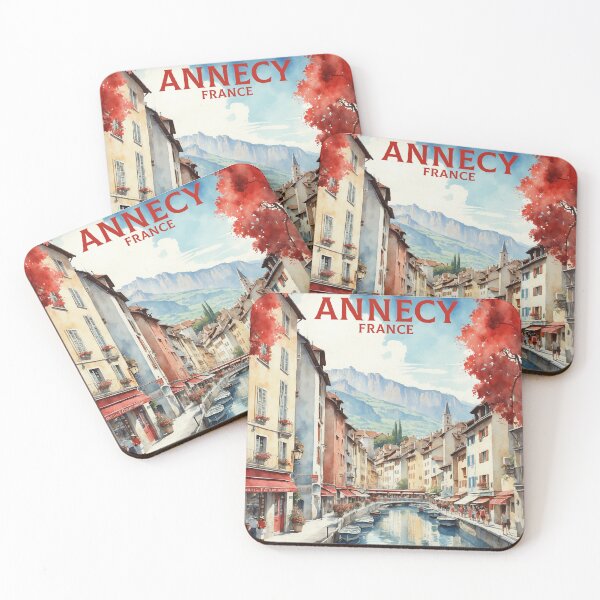 Item preview, Annecy Haute-Savoie France Vintage Poster Tourism  designed and sold by TravelersGems.