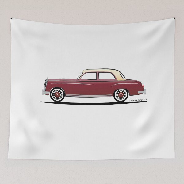 Item preview, Mercedes Benz Ponton W120 Sedan Red Tan designed and sold by Frank Schuster.