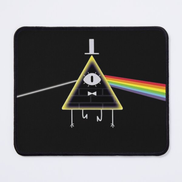 Item preview, Creative print of Bill Cipher from Gravity Falls, reference from the musical album The Dark Side of the Moon designed and sold by GardenGhostShop.