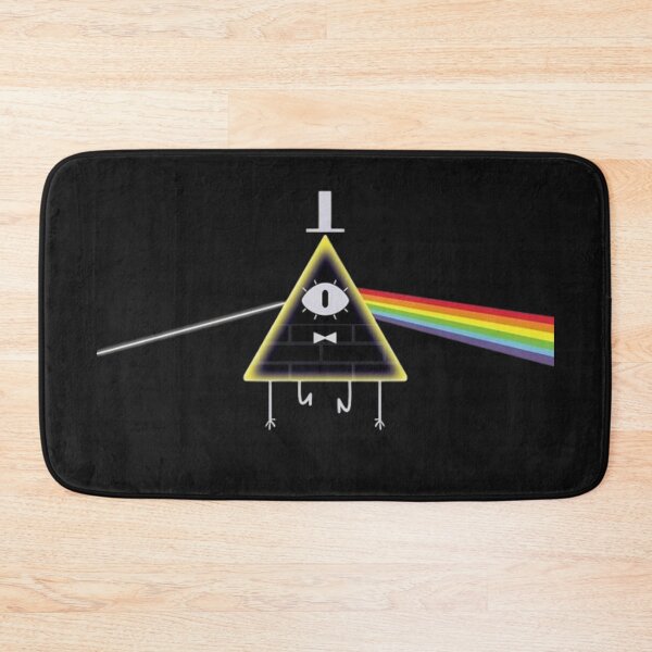 Item preview, Creative print of Bill Cipher from Gravity Falls, reference from the musical album The Dark Side of the Moon designed and sold by GardenGhostShop.