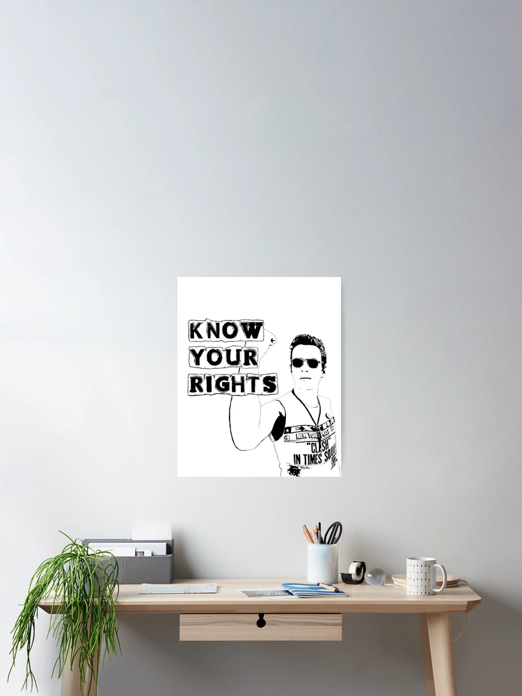 Thumbnail 2 of 3, Poster, Know Your Rights designed and sold by Rasmenia.