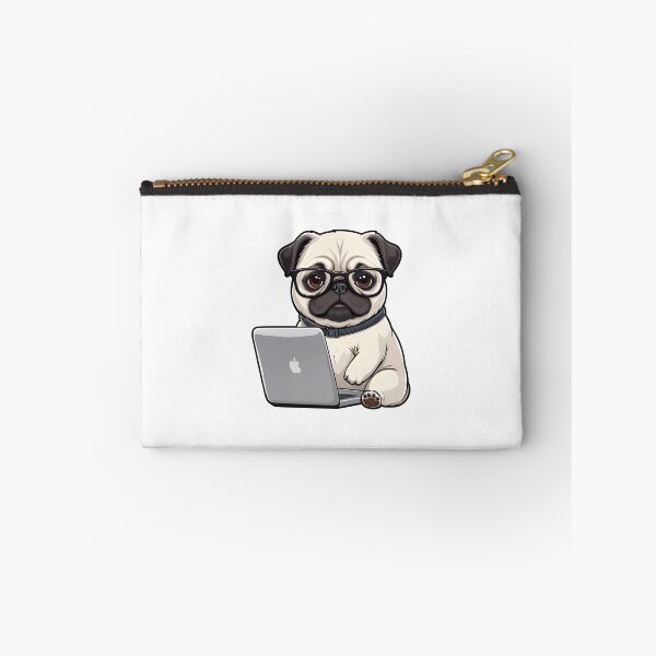Item preview, Hacker Pug designed and sold by PowesomePets.