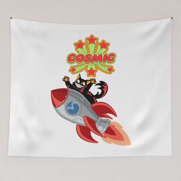 Item preview, COSMIC CAT designed and sold by stickersrafisa.