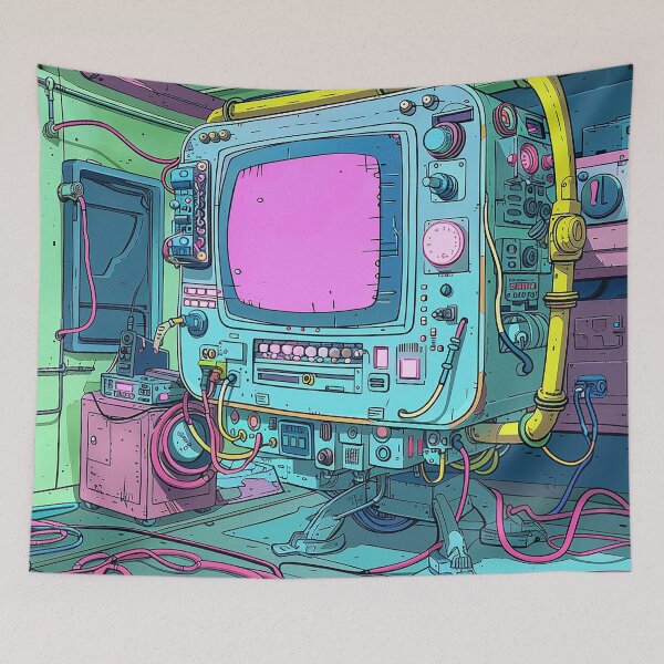 Item preview, Retro Computer Illustration designed and sold by nomiraclehere.