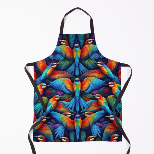 Item preview, Vibrant Rainbow Bee Eater Pattern - Mesmerizing Avian Harmony designed and sold by asbno19.