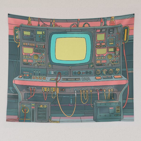 Item preview, Retro Computer Illustration designed and sold by nomiraclehere.