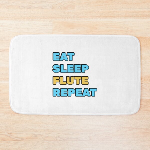Item preview, Eat Sleep Flute Repeat  - flutist birthday designed and sold by Inspirationmotivation.