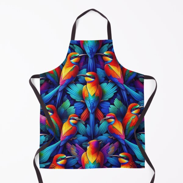 Item preview, Vibrant Rainbow Bee Eater Pattern - Mesmerizing Avian Harmony designed and sold by asbno19.
