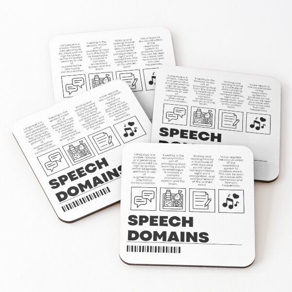 Item preview, Speech-Language Domains Tote #1 designed and sold by MetroMarket.